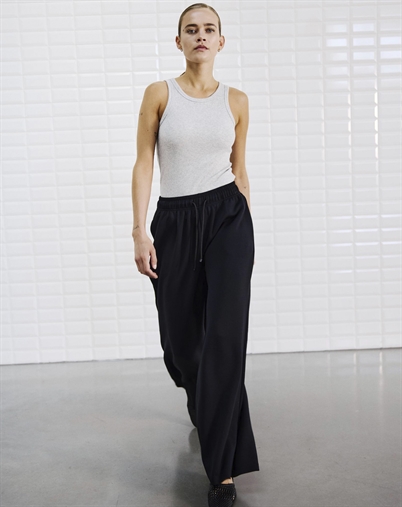 With Black - SLMermaid Wide Bukser - Black